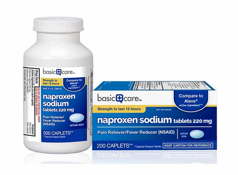 Naproxen sodium giúp kháng viêm và giảm đau nhanh chóng